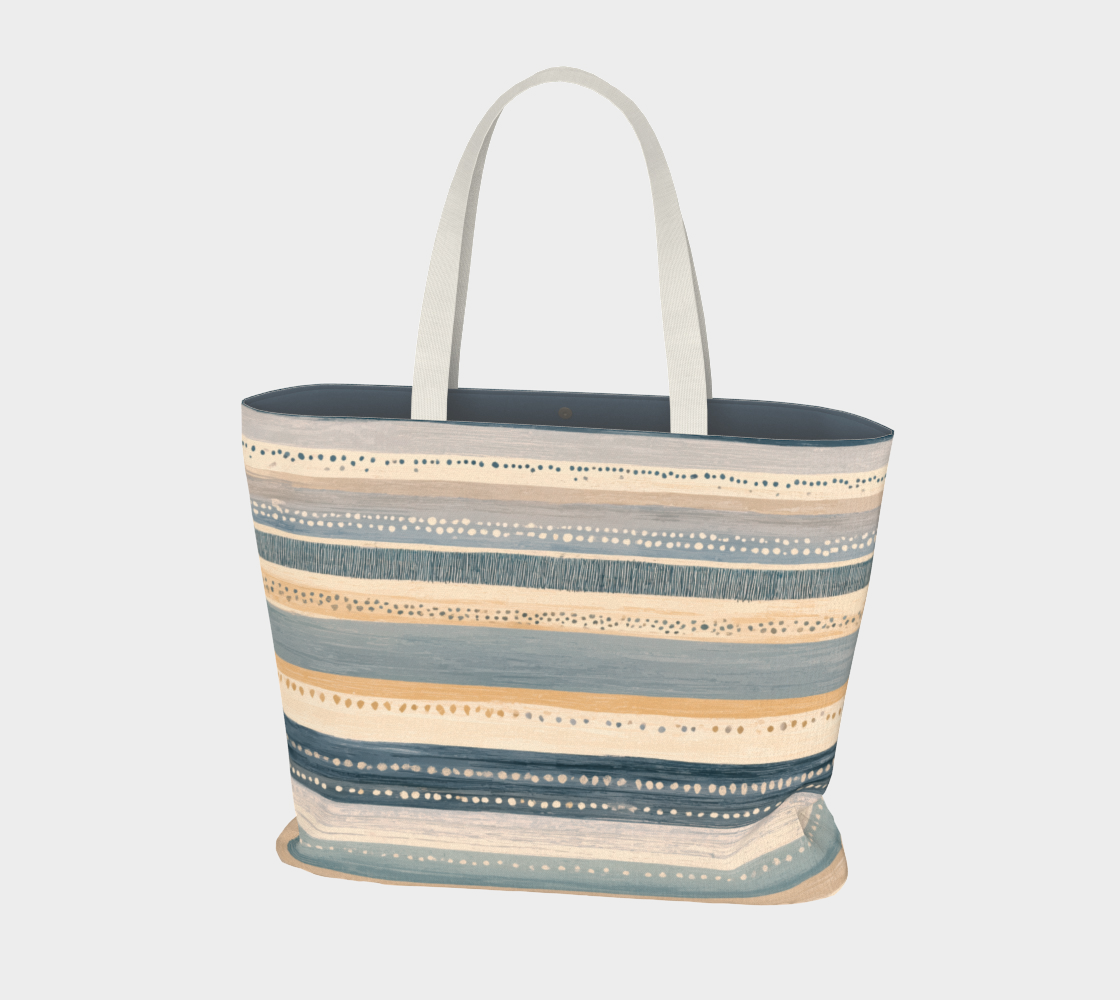 Large Tote Bag coastal