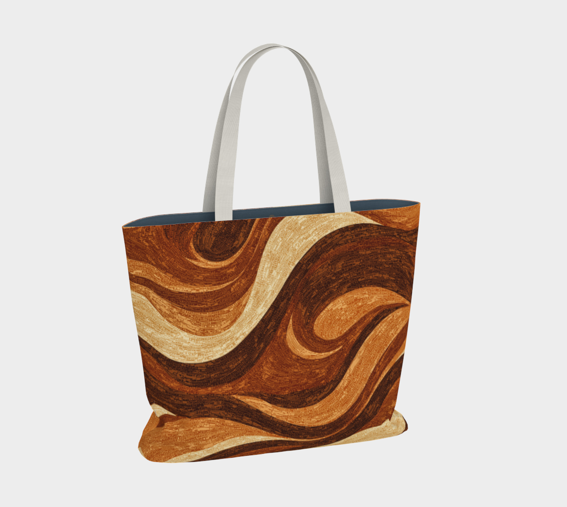 Large Tote Bag mocha mouse