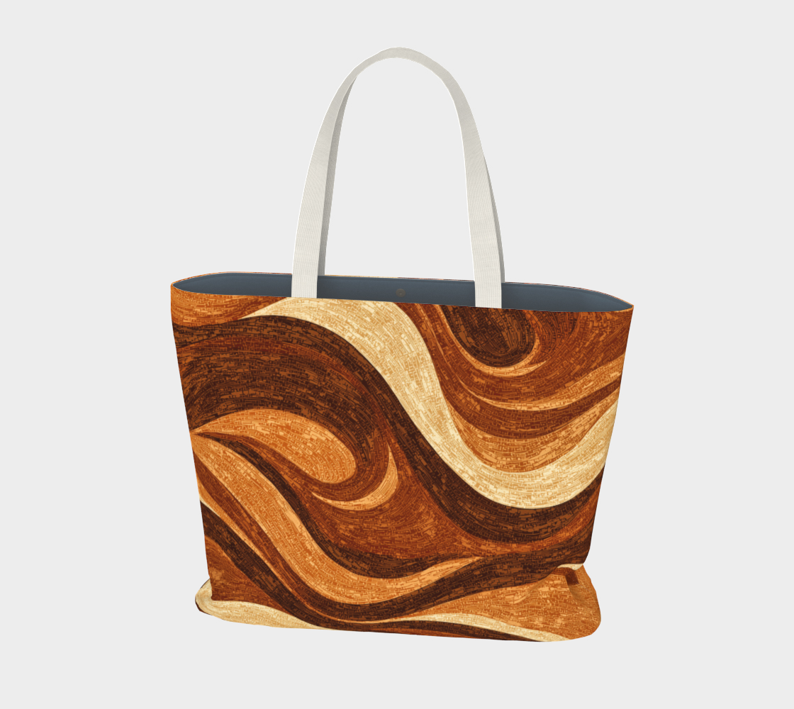 Large Tote Bag mocha mouse