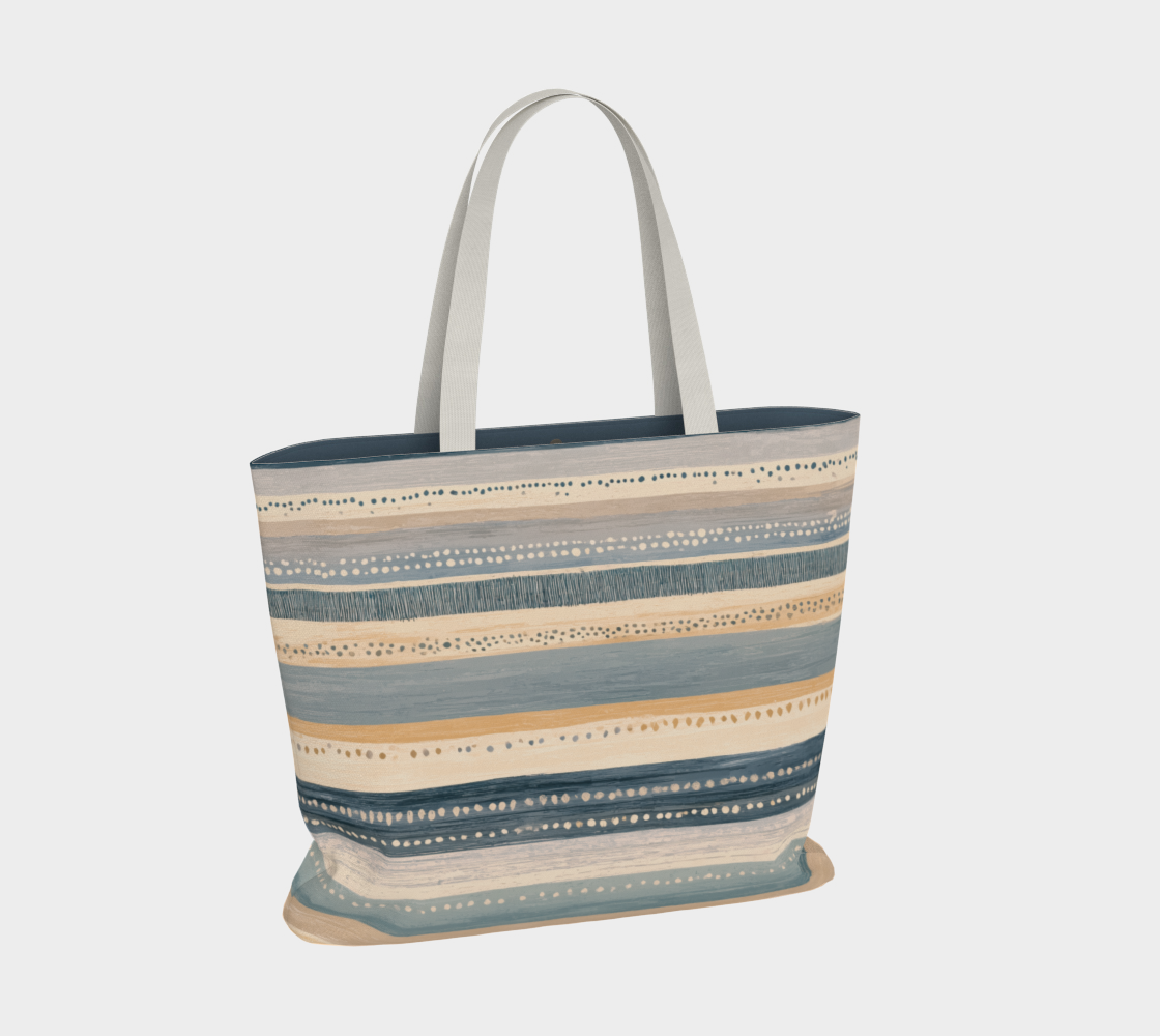 Large Tote Bag coastal