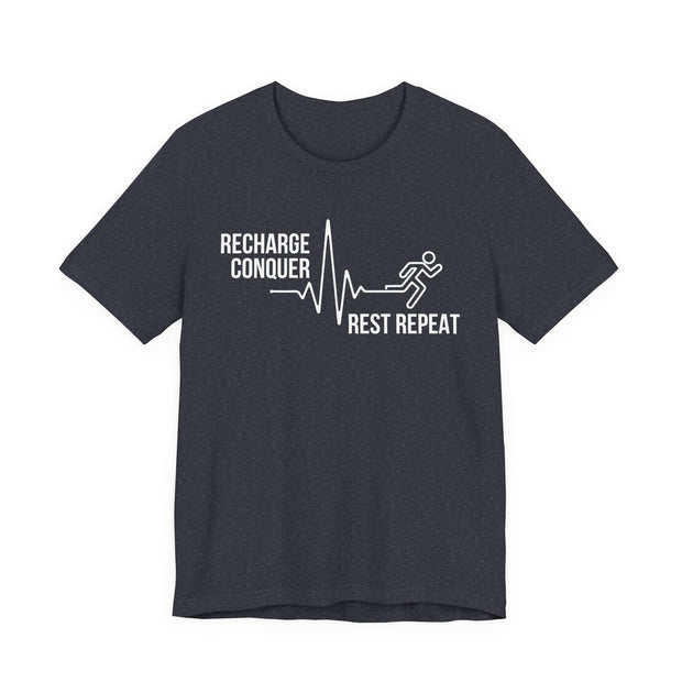 Conquer cycle Unisex Jersey Tee - Relaxed & Refined