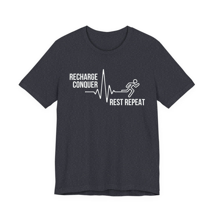 Conquer cycle Unisex Jersey Tee - Relaxed & Refined