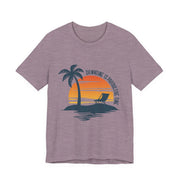 Beach Downtime Unisex Jersey Tee - Relaxed & Refined