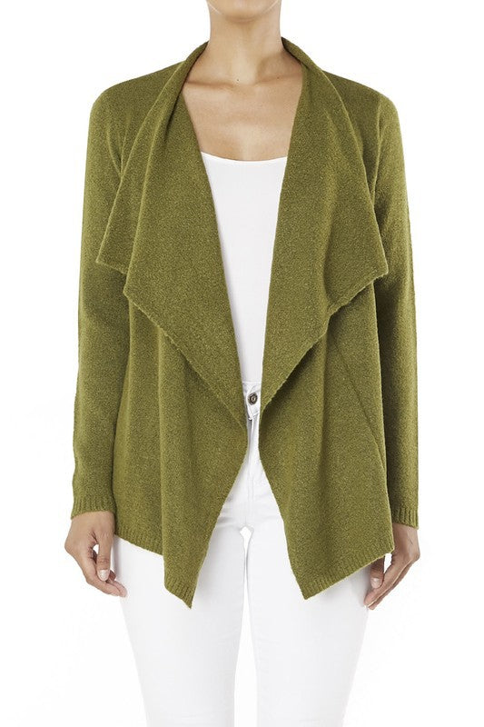 Green Cape Sweater Cardigan 