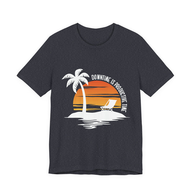 Beach Downtime Unisex Jersey Tee - Relaxed & Refined