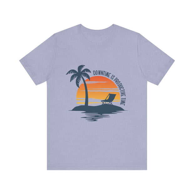 Beach Downtime Unisex Jersey Tee - Relaxed & Refined