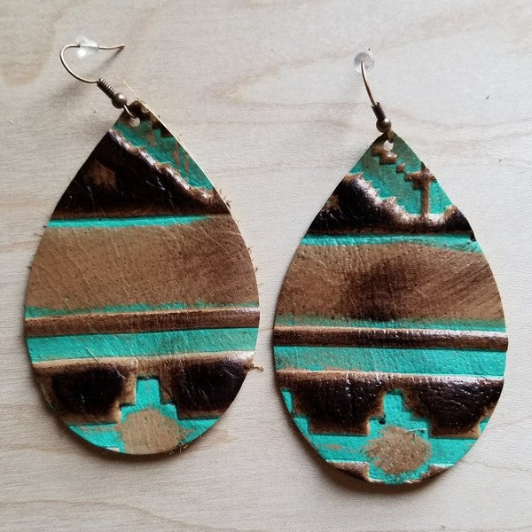 Large Teardrop Earrings in Navajo product image 1