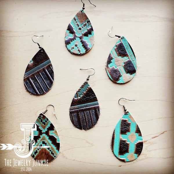 Large Teardrop Earrings in Navajo product image 3