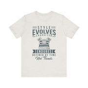Style Evolves Character Endures  Unisex Jersey Tee - Relaxed & Refined