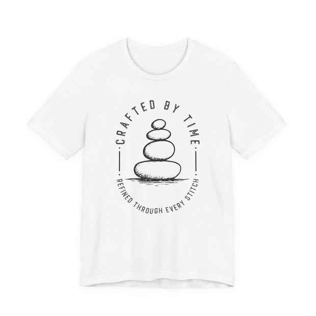 Crafted By Time Unisex Jersey Tee - Relaxed & Refined