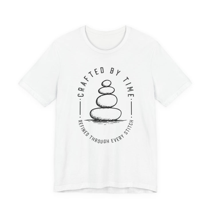 Crafted By Time Unisex Jersey Tee - Relaxed & Refined