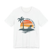 Beach Downtime Unisex Jersey Tee - Relaxed & Refined