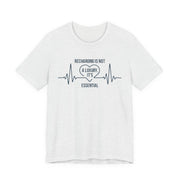 Recharging Essential Unisex Jersey Tee - Relaxed & Refined