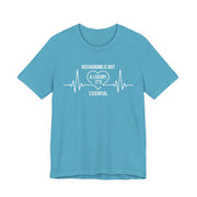 Recharging Essential Unisex Jersey Tee - Relaxed & Refined