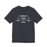 Recharging Essential Unisex Jersey Tee - Relaxed & Refined