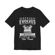 Style Evolves Character Endures  Unisex Jersey Tee - Relaxed & Refined