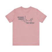 Conquer cycle Unisex Jersey Tee - Relaxed & Refined