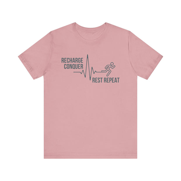 Conquer cycle Unisex Jersey Tee - Relaxed & Refined