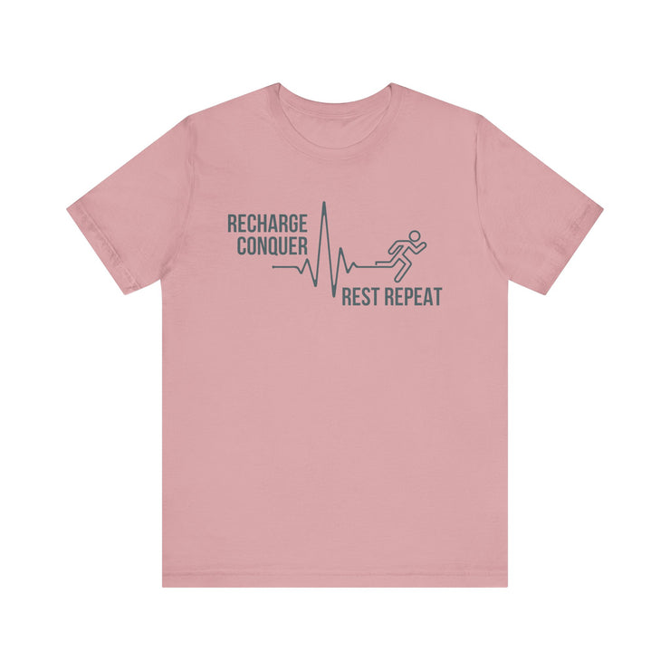 Conquer cycle Unisex Jersey Tee - Relaxed & Refined