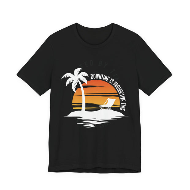 Beach Downtime Unisex Jersey Tee - Relaxed & Refined