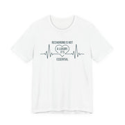 Recharging Essential Unisex Jersey Tee - Relaxed & Refined