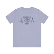 Recharging Essential Unisex Jersey Tee - Relaxed & Refined