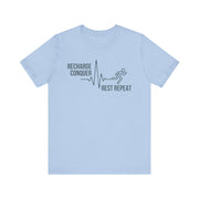 Conquer cycle Unisex Jersey Tee - Relaxed & Refined