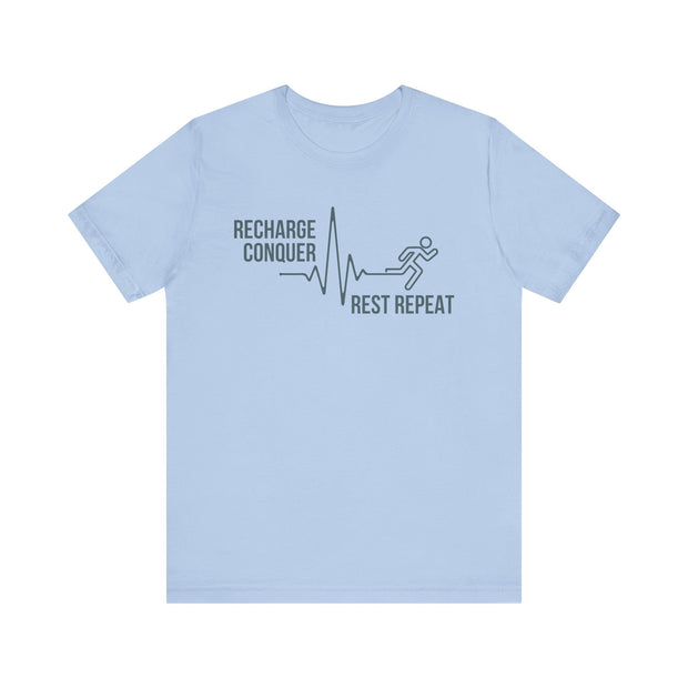 Conquer cycle Unisex Jersey Tee - Relaxed & Refined
