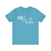 Conquer cycle Unisex Jersey Tee - Relaxed & Refined