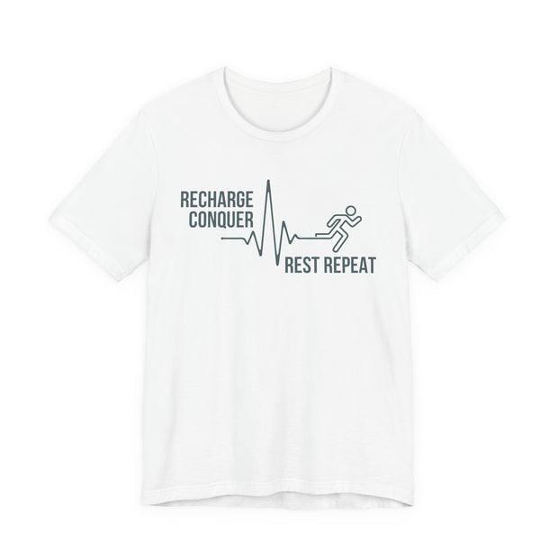 Conquer cycle Unisex Jersey Tee - Relaxed & Refined