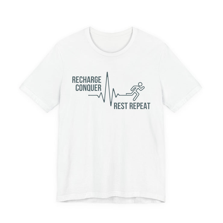Conquer cycle Unisex Jersey Tee - Relaxed & Refined