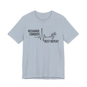 Conquer cycle Unisex Jersey Tee - Relaxed & Refined