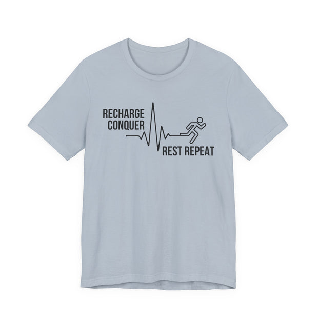 Conquer cycle Unisex Jersey Tee - Relaxed & Refined