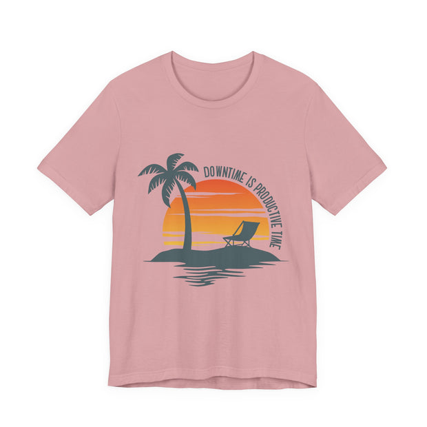 Beach Downtime Unisex Jersey Tee - Relaxed & Refined