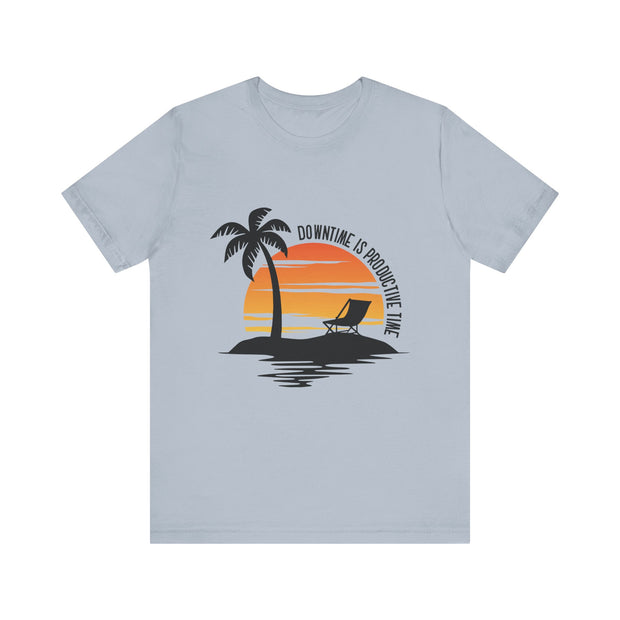 Beach Downtime Unisex Jersey Tee - Relaxed & Refined