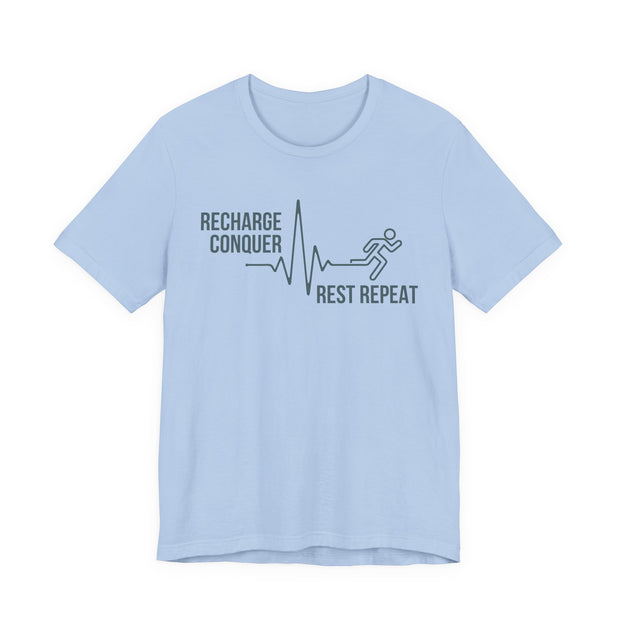 Conquer cycle Unisex Jersey Tee - Relaxed & Refined