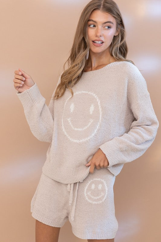 Chic Comfort Set: Cozy Top & Shorts Duo product image 6