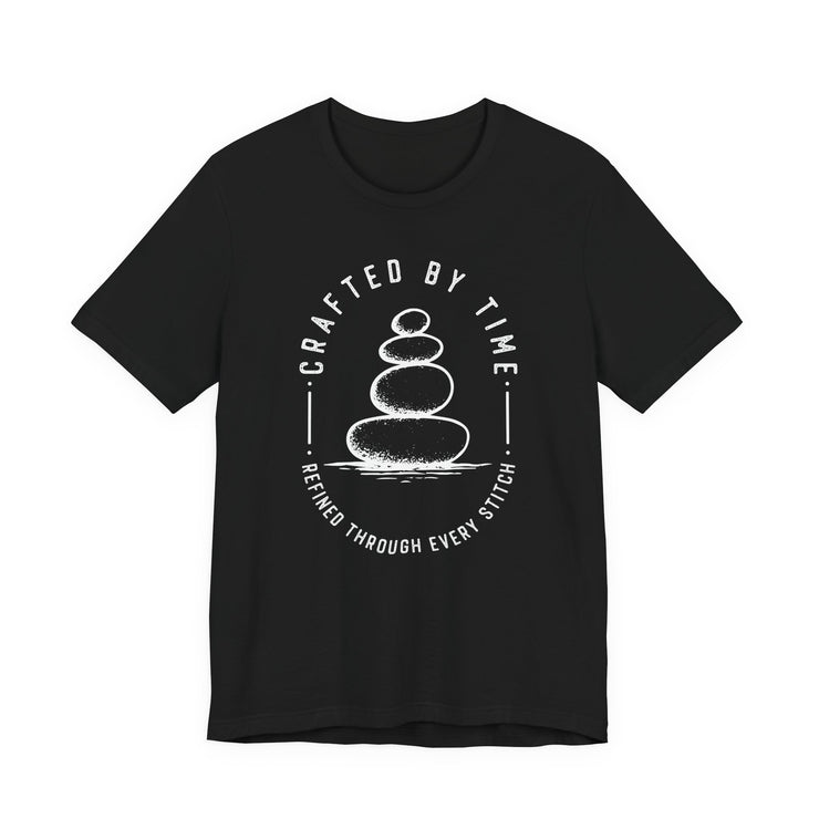 Crafted By Time Unisex Jersey Tee - Relaxed & Refined