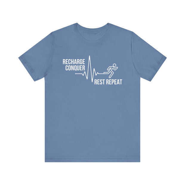 Conquer cycle Unisex Jersey Tee - Relaxed & Refined