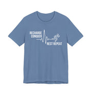 Conquer cycle Unisex Jersey Tee - Relaxed & Refined