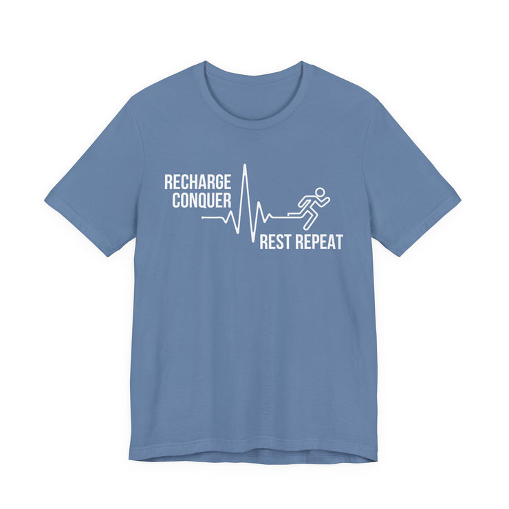 Conquer cycle Unisex Jersey Tee - Relaxed & Refined