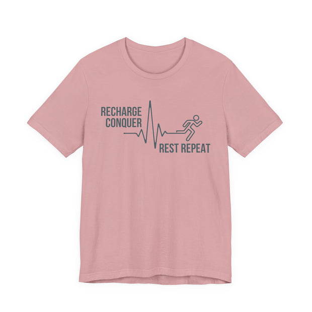Conquer cycle Unisex Jersey Tee - Relaxed & Refined