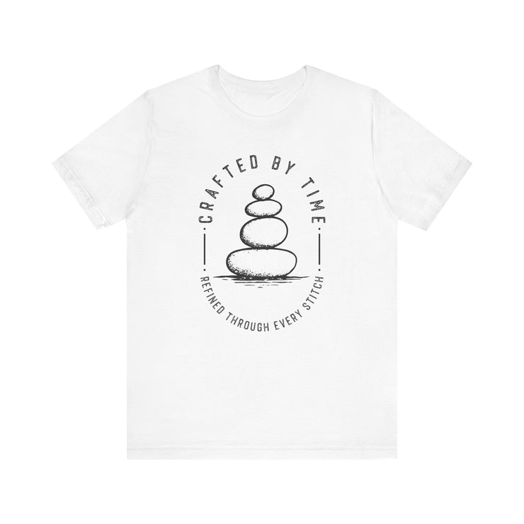 Crafted By Time Unisex Jersey Tee - Relaxed & Refined