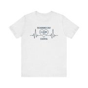 Recharging Essential Unisex Jersey Tee - Relaxed & Refined