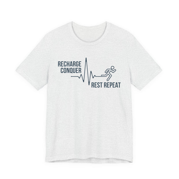 Conquer cycle Unisex Jersey Tee - Relaxed & Refined