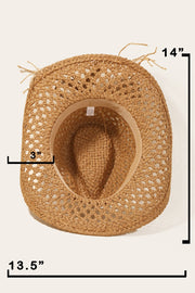 Fame Cowrie Shell Beaded String Straw Hat - Etopikk-fashion boho chic