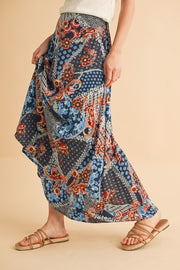 Free-Spirited Maxi Skirt with Colorful Patchwork print for Effortless Bohemian Style  product image 20