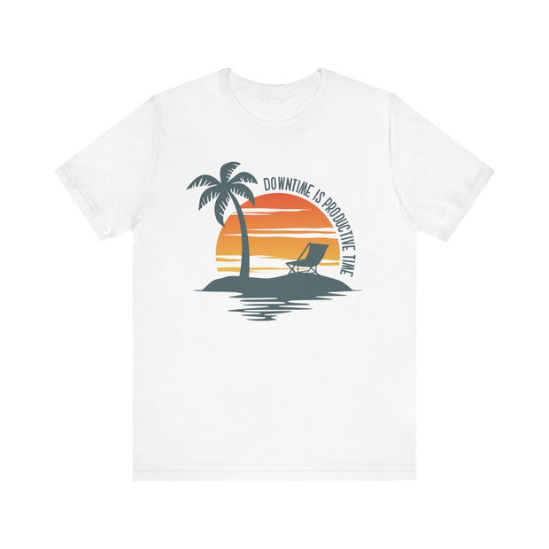 Beach Downtime Unisex Jersey Tee - Relaxed & Refined