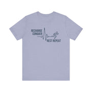 Conquer cycle Unisex Jersey Tee - Relaxed & Refined