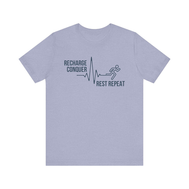 Conquer cycle Unisex Jersey Tee - Relaxed & Refined